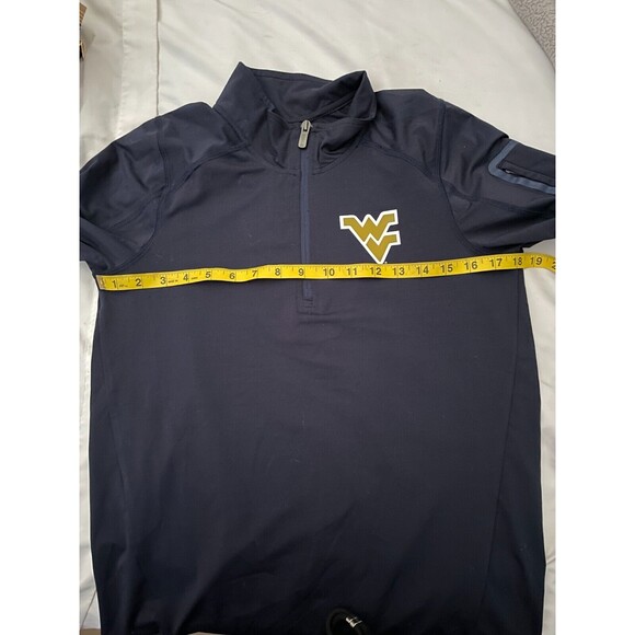 West Virginia WV- Colosseum Hoodie 1/4 Zip Pullover Long Sleeve Shirt Mens - Picture 11 of 11